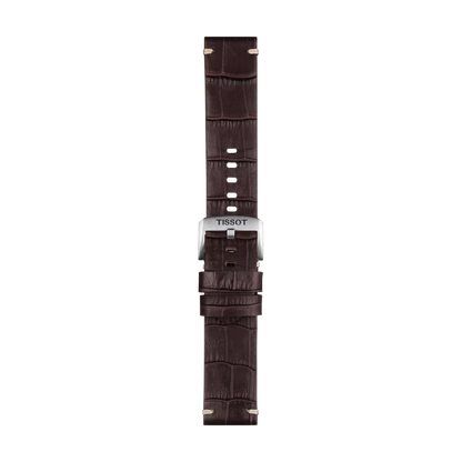 Original Tissot Lederarmband braun Bandanstoß 22 mm