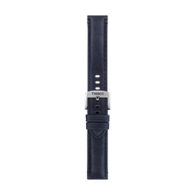Original Tissot Lederarmband blau Bandanstoß 20 mm