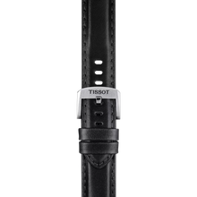 Original Tissot Lederarmband schwarz Bandanstoß 20 mm