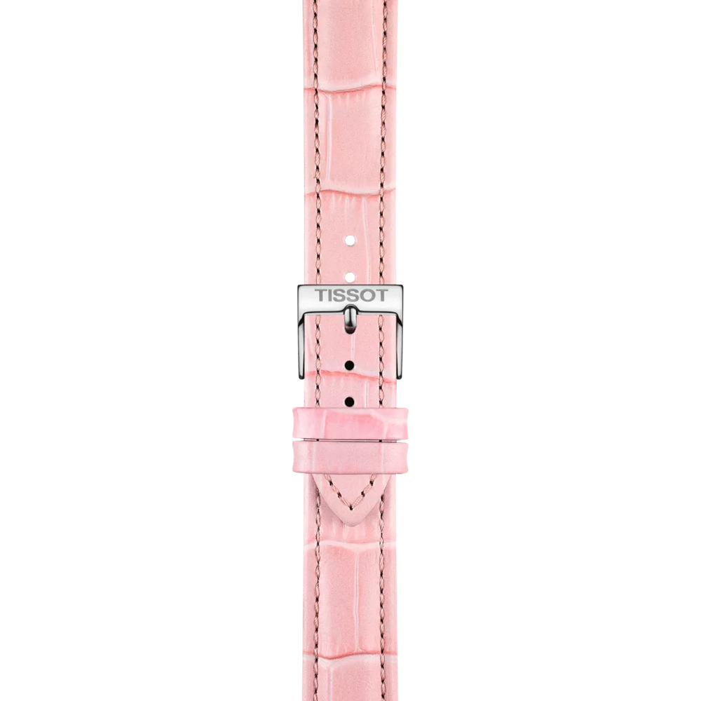 Original Tissot Lederarmband pink Bandanstoss 16 mm
