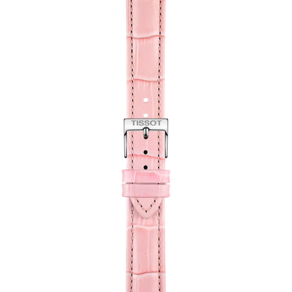 Original Tissot Lederarmband pink Bandanstoss 16 mm