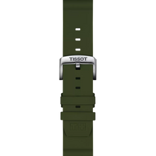 Original Tissot Silikonarmband khaki Bandanstoss 22 mm