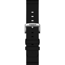 Original Tissot Silikonarmband schwarz Bandanstoss 22 mm