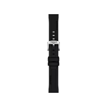 Original Tissot Silikonarmband schwarz Bandanstoss 18 mm