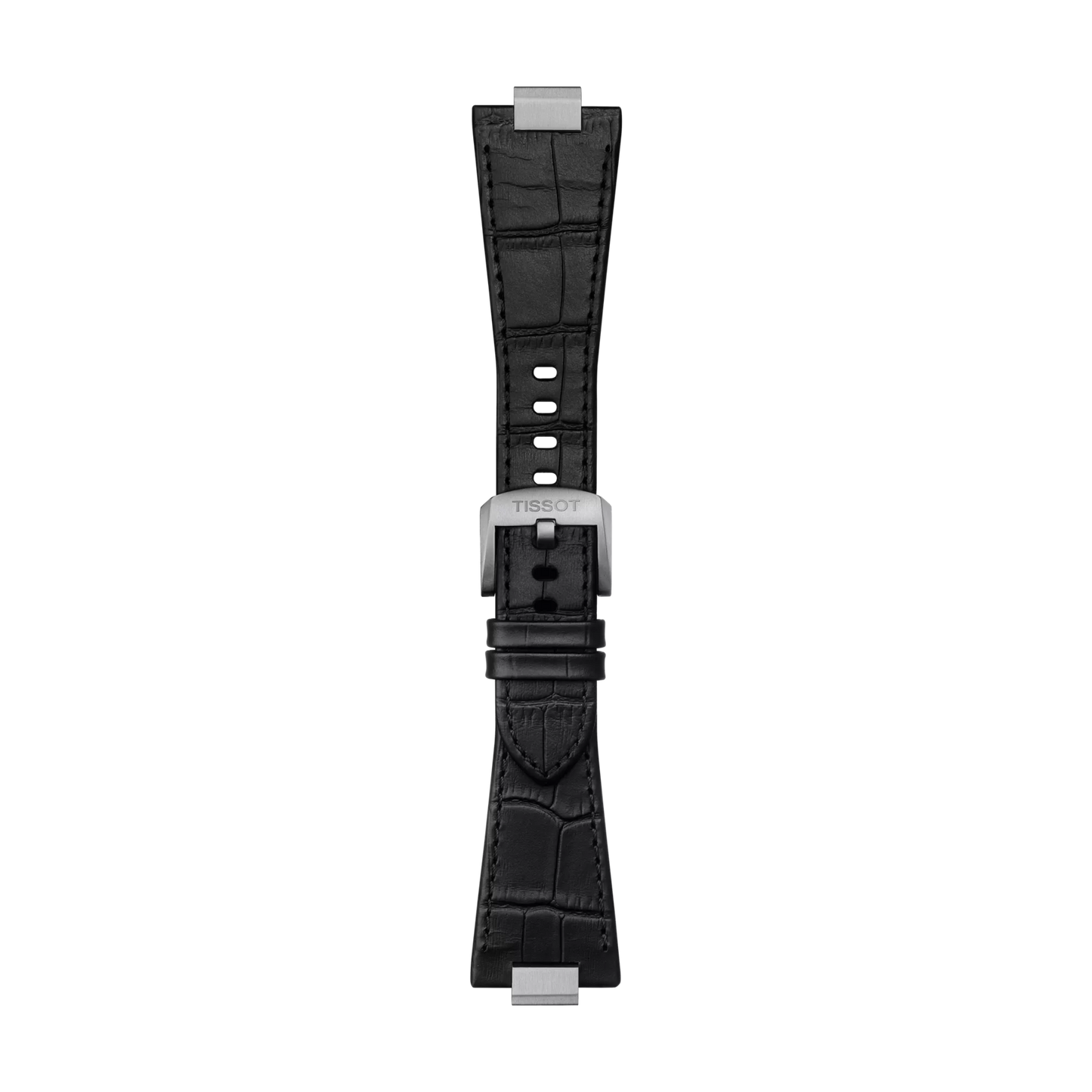 Original Tissot Lederarmband schwarz für PRX-Modelle mit 40 mm Durchmesser