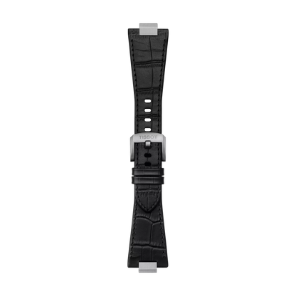 Original Tissot Lederarmband schwarz für PRX-Modelle mit 40 mm Durchmesser