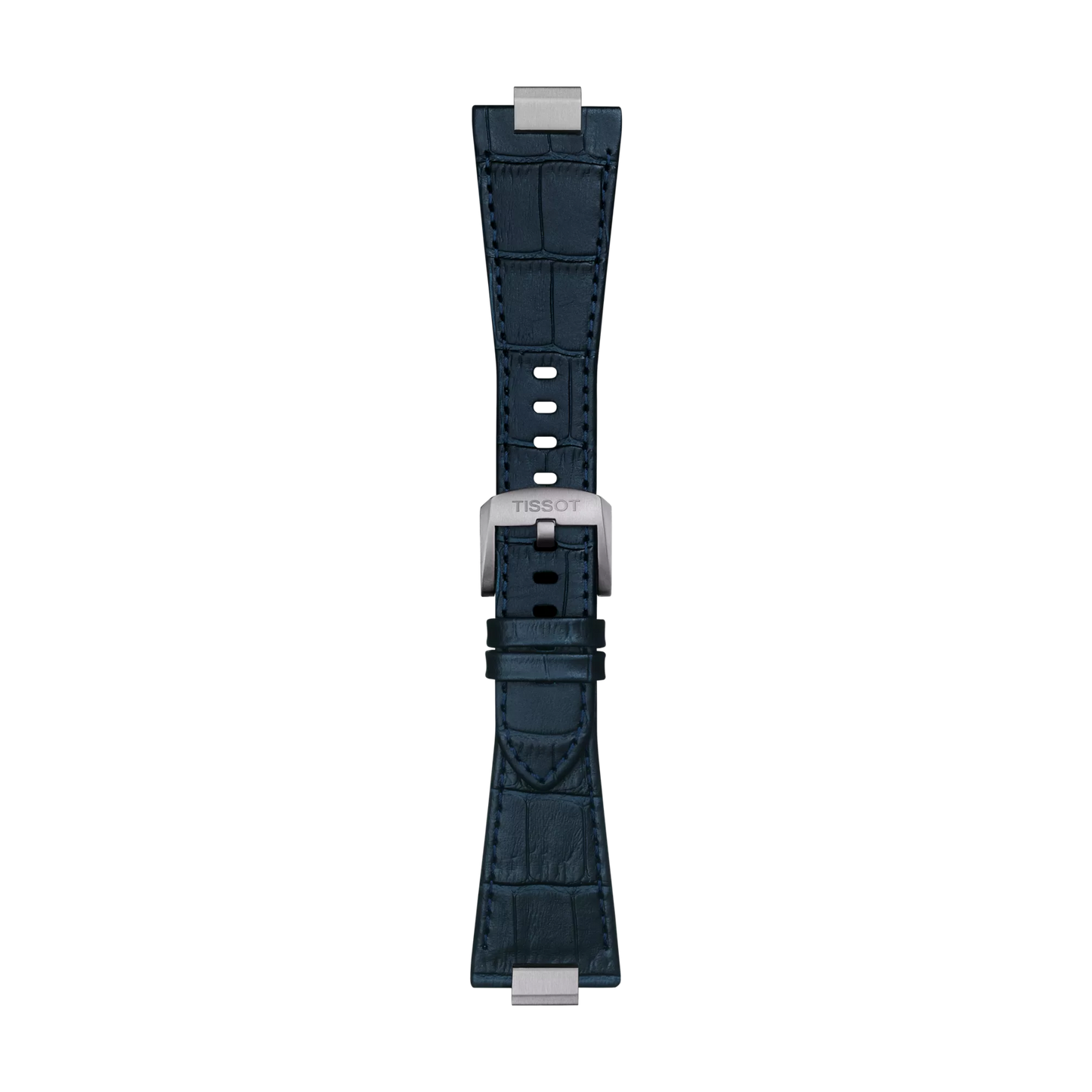 Original Tissot Lederarmband dunkelblau für PRX-Modelle mit 40 mm Durchmesser