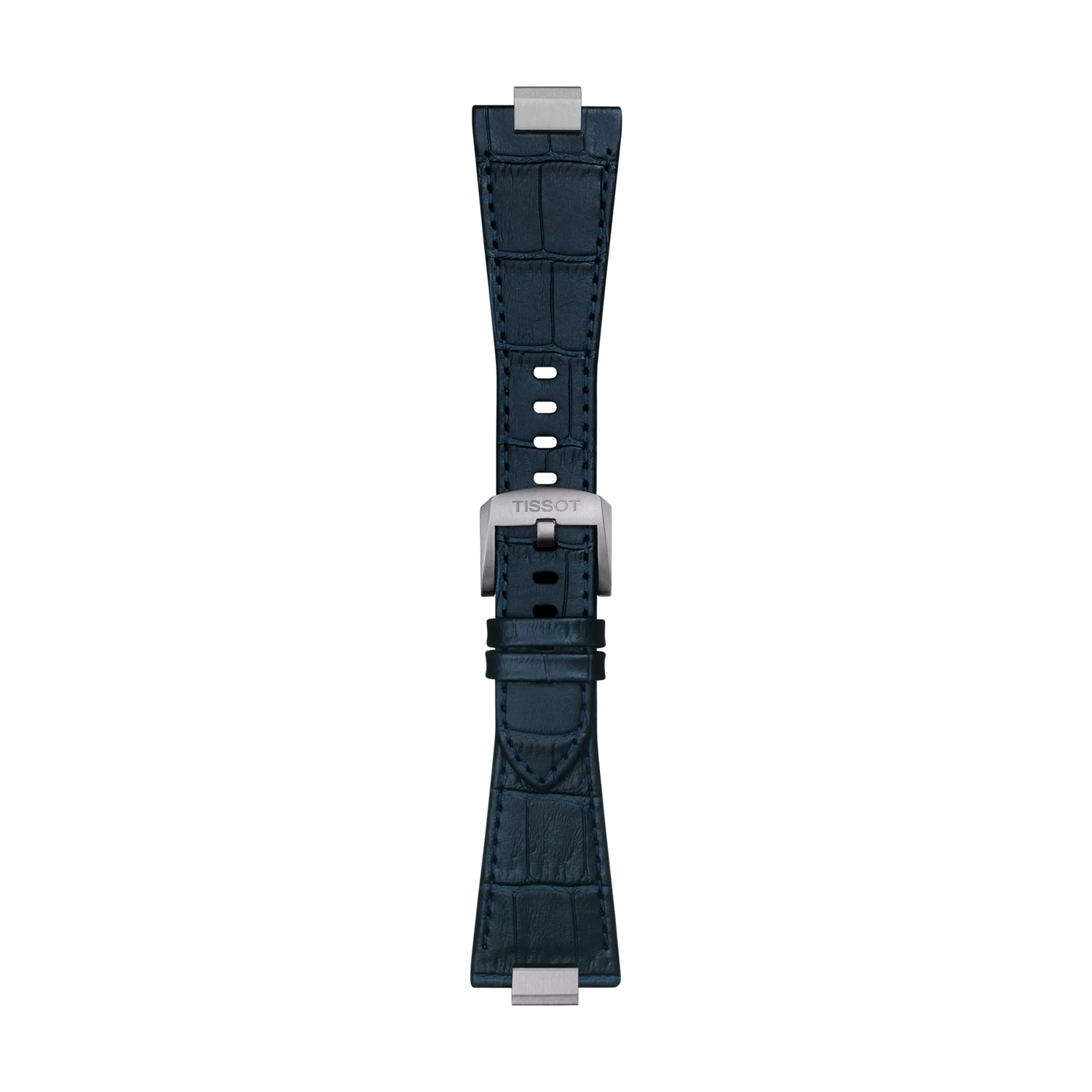 Original Tissot Lederarmband dunkelblau für PRX-Modelle mit 40 mm Durchmesser
