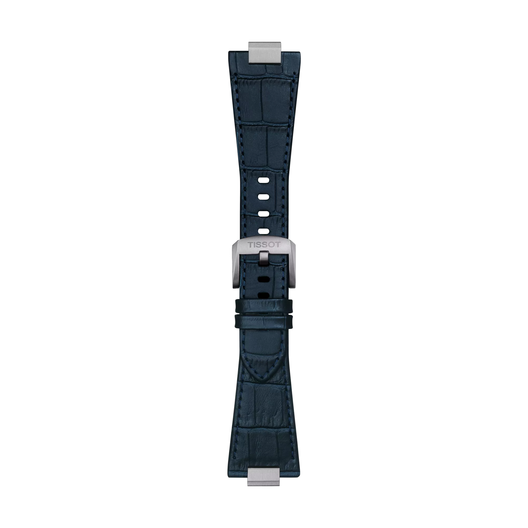 Original Tissot Lederarmband dunkelblau für PRX-Modelle mit 40 mm Durchmesser