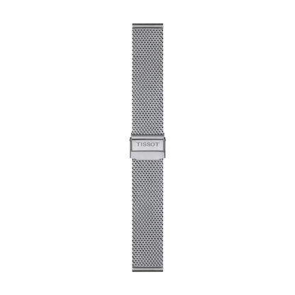 Original Tissot Milanaise Edelstahlarmband Grau Bandanstoss 20 mm
