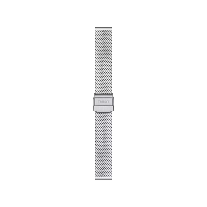 Original Tissot Milanaise Edelstahlarmband Grau Bandanstoss 16 mm