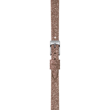 Original Tissot Synthetikarmband rosa glitzernd Bandanstoss 9 mm