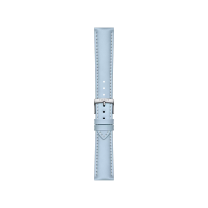 Original Tissot Lederarmband Blau Bandanstoss 18 mm
