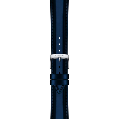 Original Tissot Synthetikarmband blau Bandanstoss 18 mm