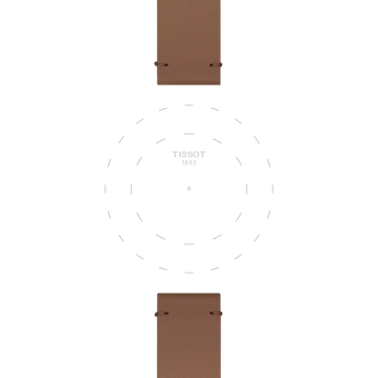 Original Tissot Synthetikarmband braun Bandanstoss 18 mm