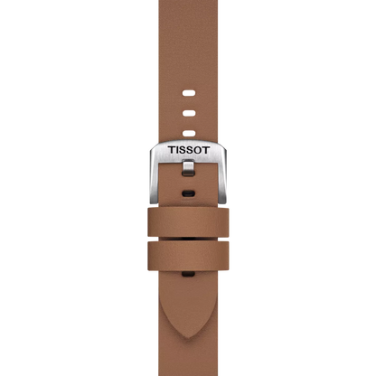 Original Tissot Synthetikarmband braun Bandanstoss 18 mm