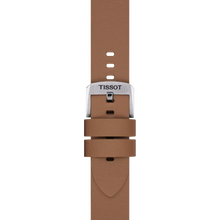 Original Tissot Synthetikarmband hellbraun Bandanstoss 20 mm