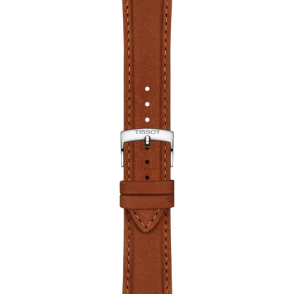 Original Tissot Lederarmband camel Bandanstoss 21 mm