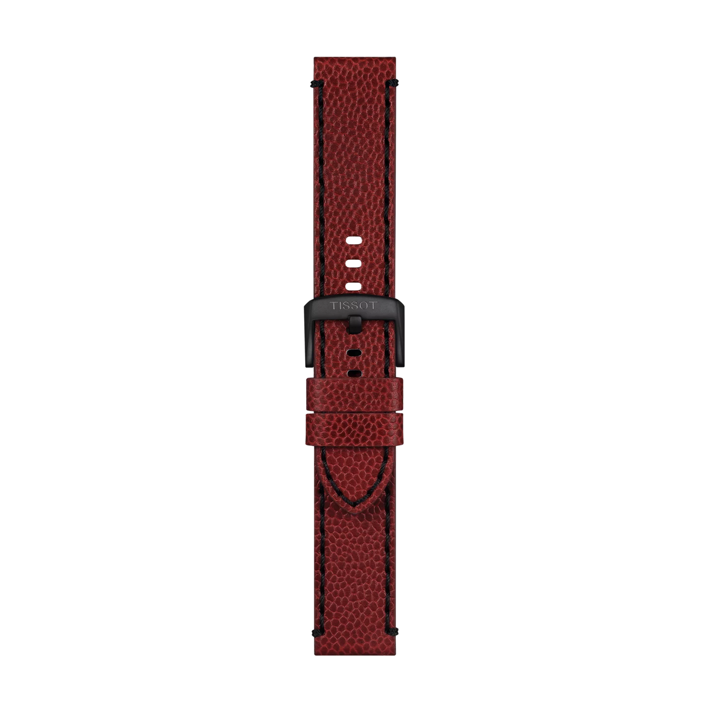 Original Tissot Lederarmband burgunderrot Bandanstoß 22 mm