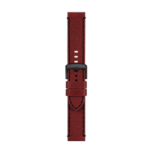Original Tissot Lederarmband burgunderrot Bandanstoß 22 mm