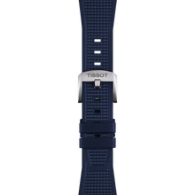 Original Tissot Kautschukarmband Blau für PRX-Modelle mit 40mm Durchmesser