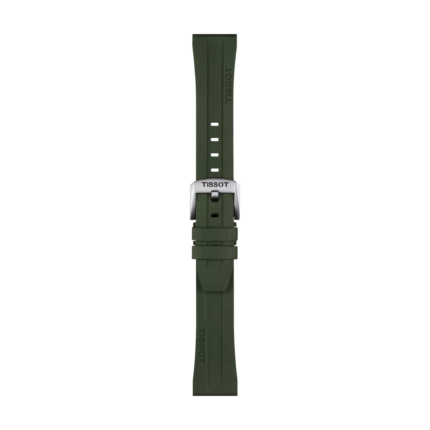 Original Tissot Kautschukarmband khaki Bandanstoß 20 mm