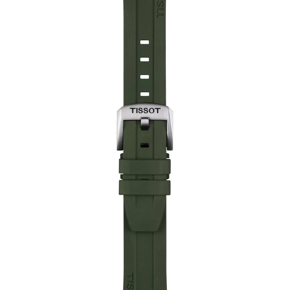 Original Tissot Kautschukarmband khaki Bandanstoß 20 mm