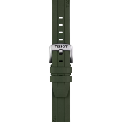 Original Tissot Kautschukarmband khaki Bandanstoß 20 mm