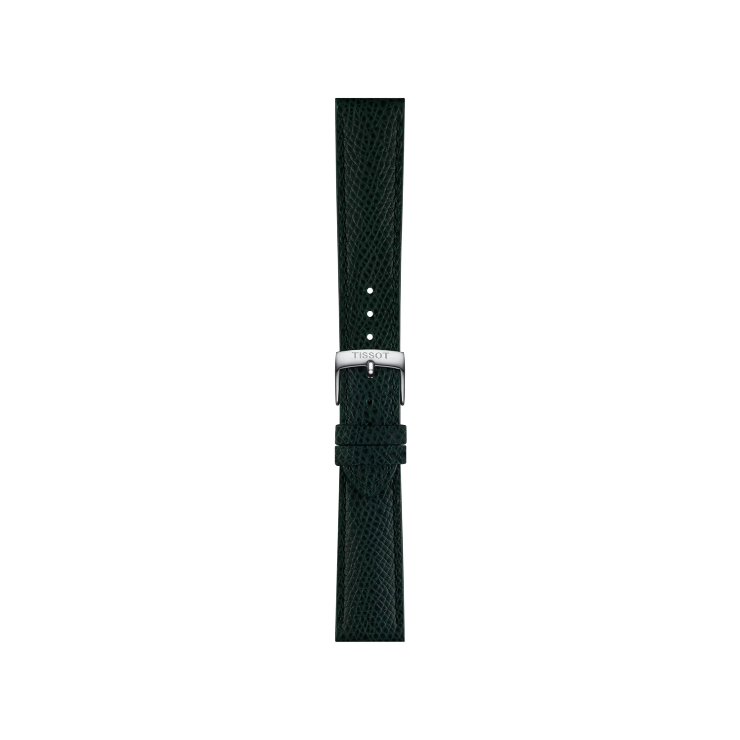 Original Tissot Lederarmband dunkelgrün Bandanstoß 18 mm