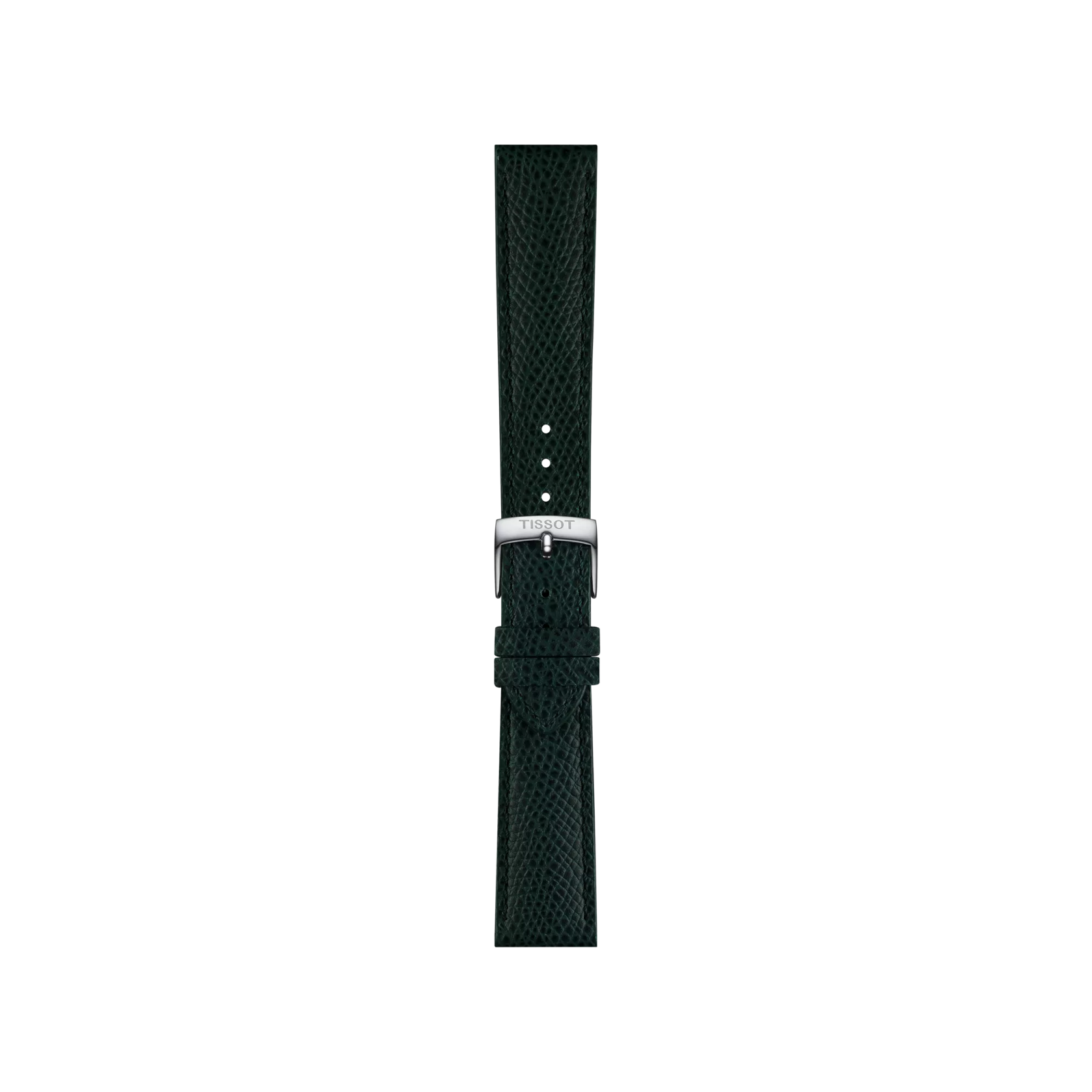 Original Tissot Lederarmband dunkelgrün Bandanstoß 18 mm