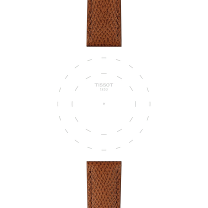 Original Tissot Lederarmband braun Bandanstoß 18 mm