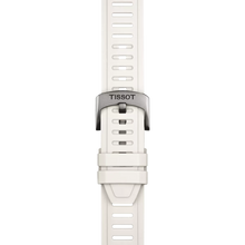 Original Tissot Silikonarmband weiß Bandanstoß 21 mm