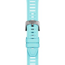 Original Tissot XS Silikonarmband hellblau Bandanstoß 21 mm