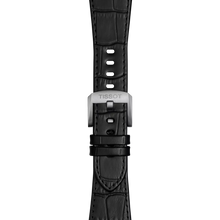 ORIGINAL TISSOT LEDERARMBAND SCHWARZ FÜR PRX-MODELLE MIT 42 MM DURCHMESSER