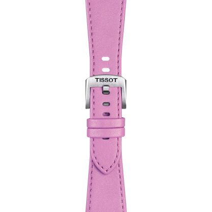 Original Tissot Lederarmband Pink für PRX-Modelle mit 35 mm Durchmesser