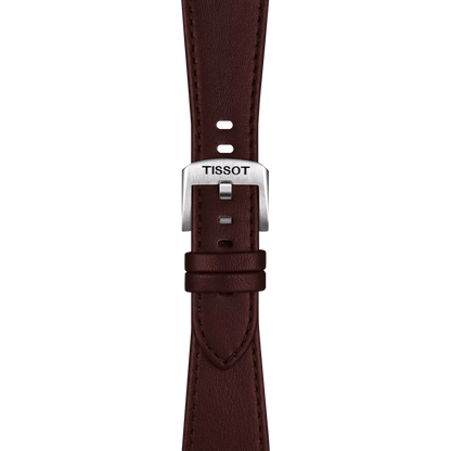 ORIGINAL TISSOT LEDERARMBAND BRAUN FÜR PRX-MODELLE MIT 35 MM DURCHMESSER