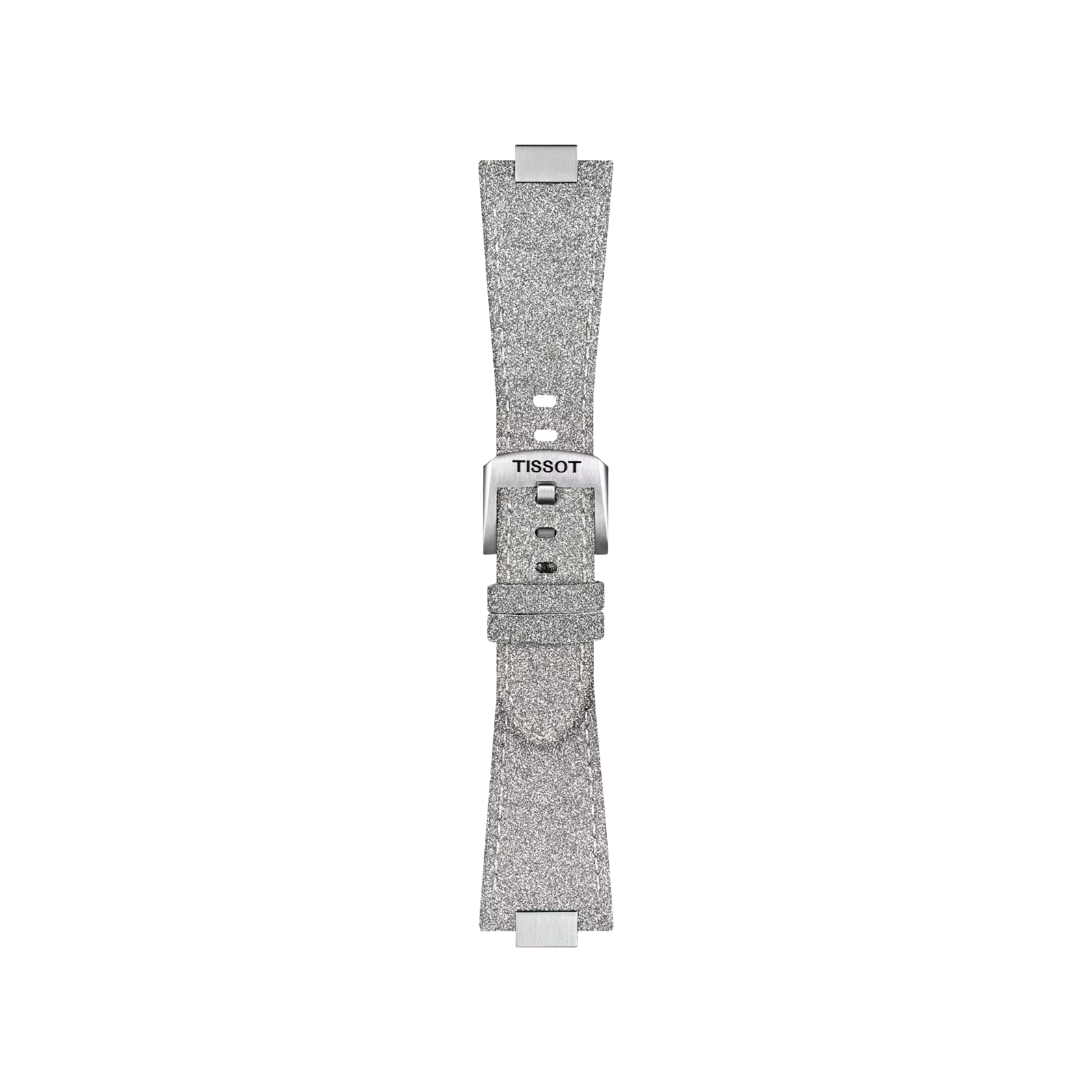 Original Tissot Synthetikarmband Grau für PRX-Modelle mit 35 mm Durchmesser