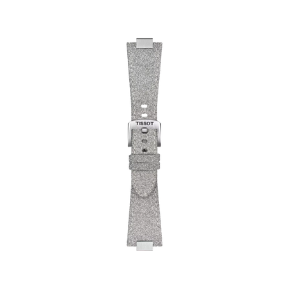 Original Tissot Synthetikarmband Grau für PRX-Modelle mit 35 mm Durchmesser