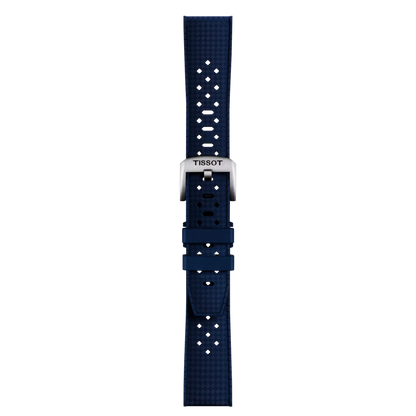 Original Tissot Kautschukarmband blau bandanstoss 20 mm