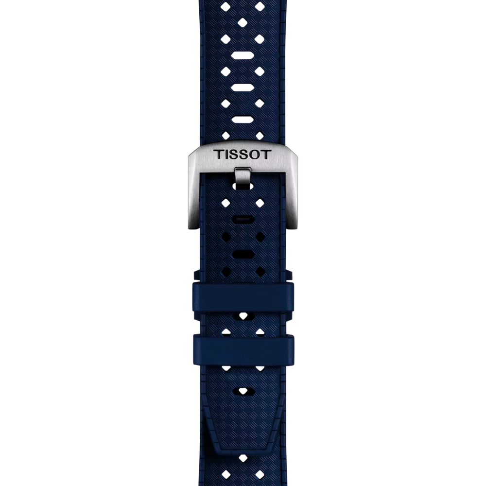 Original Tissot Kautschukarmband blau bandanstoss 20 mm
