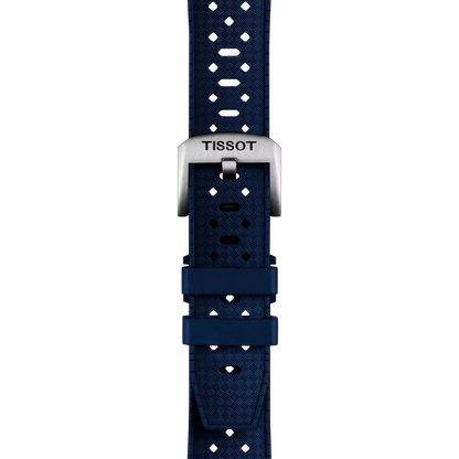 Original Tissot Kautschukarmband blau bandanstoss 20 mm