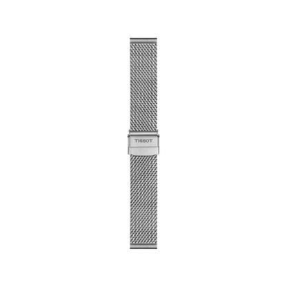 Original Tissot Milanaise Edelstahlarmband Grau Bandanstoss 18 mm