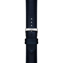 Original Tissot Synthetikarmband vegan blau Bandanstoss 22 mm