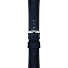 Original Tissot Synthetikarmband vegan blau Bandanstoss 20 mm