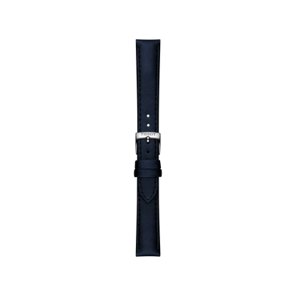 Original Tissot Synthetikarmband vegan blau Bandanstoss 16 mm