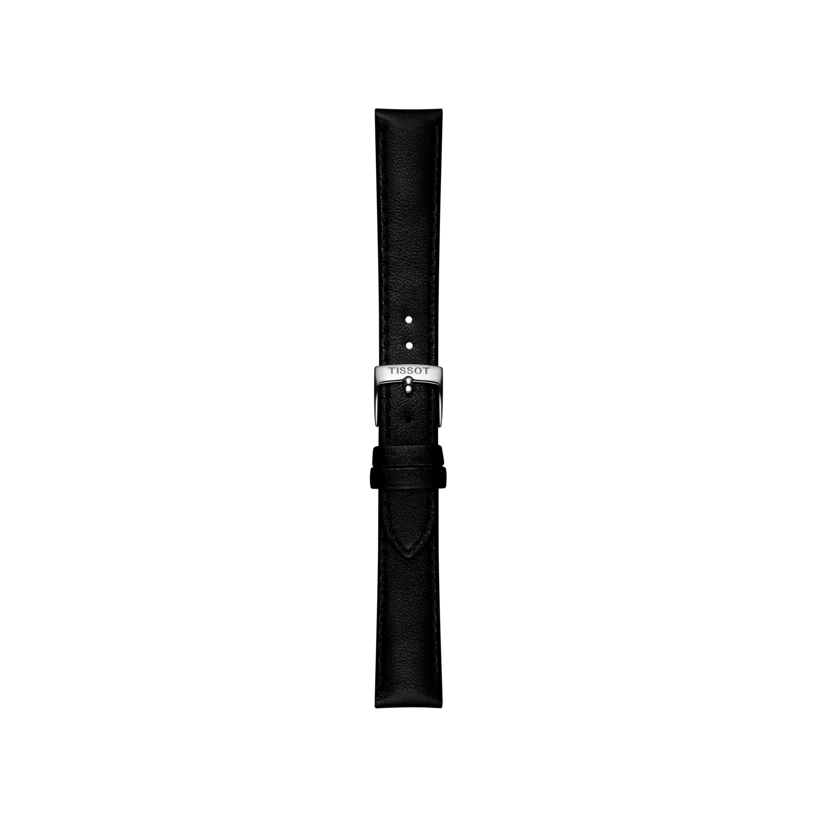 Original Tissot Synthetikarmband vegan schwarz Bandanstoss 16 mm