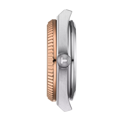 Tissot PRX 35mm Powermatic 80 Edelstahl & 18K Goldlünette