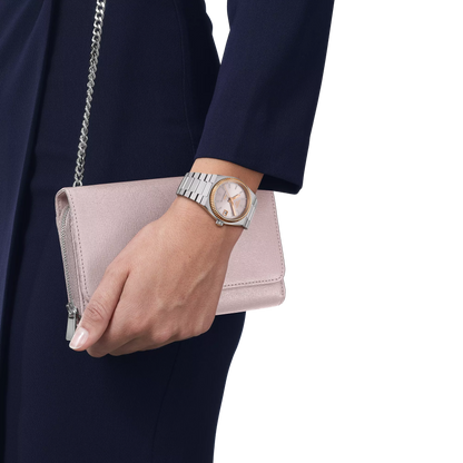 Tissot PRX 35mm Powermatic 80 Edelstahl & 18K Goldlünette