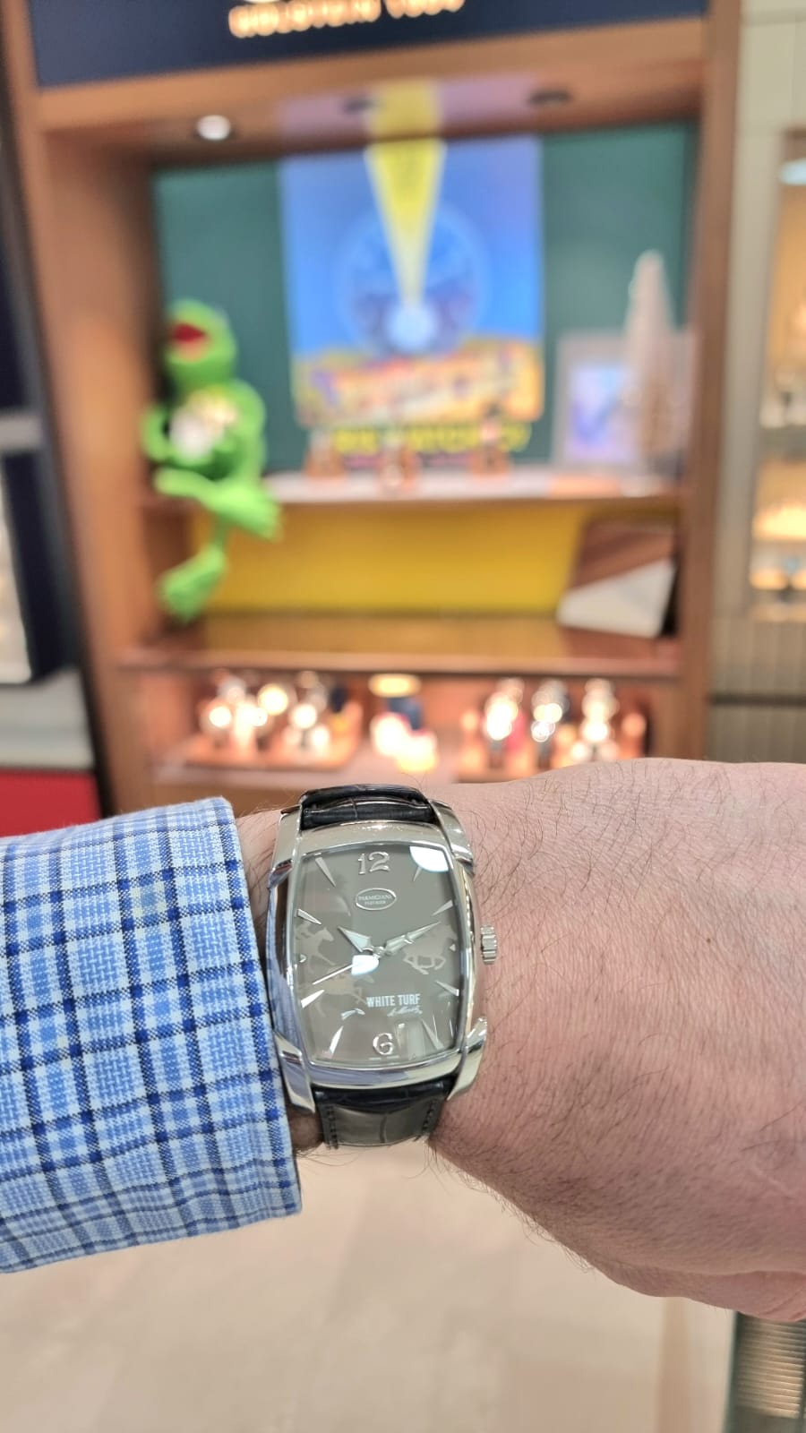 Parmigiani Fleurier  Kalpa XL Steel HAVANE WHITE TURF 2012 Special Edition