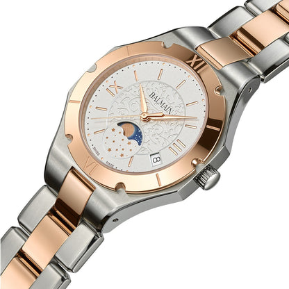 BE BALMAIN MOONPHASE, Silber